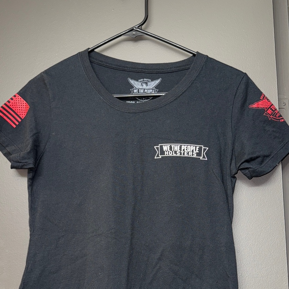 Women's Black Short Sleeve Tee